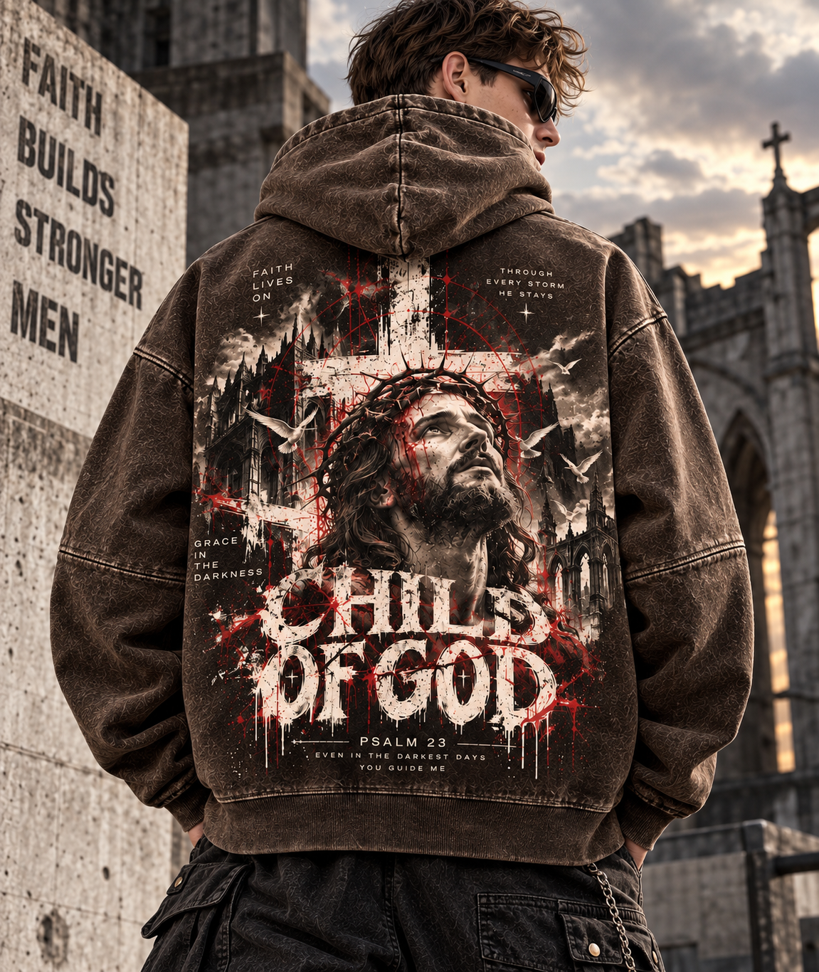 Children of God – Vintage Faith Hoodie
