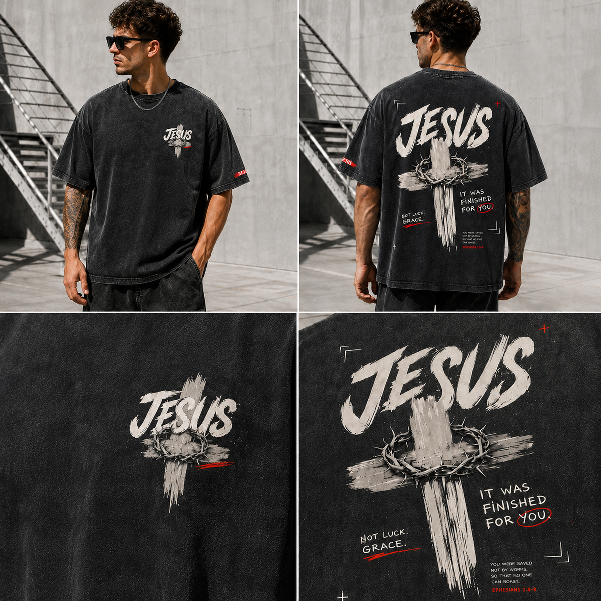 Jesus Cross Vintage Tee