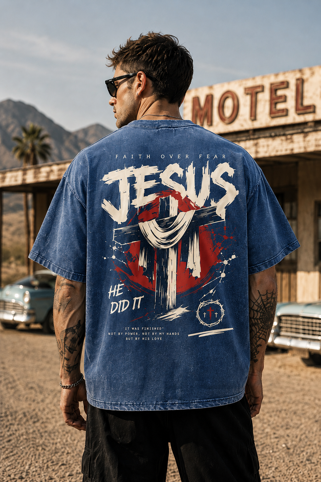 Faith Over Fear Vintage Tee