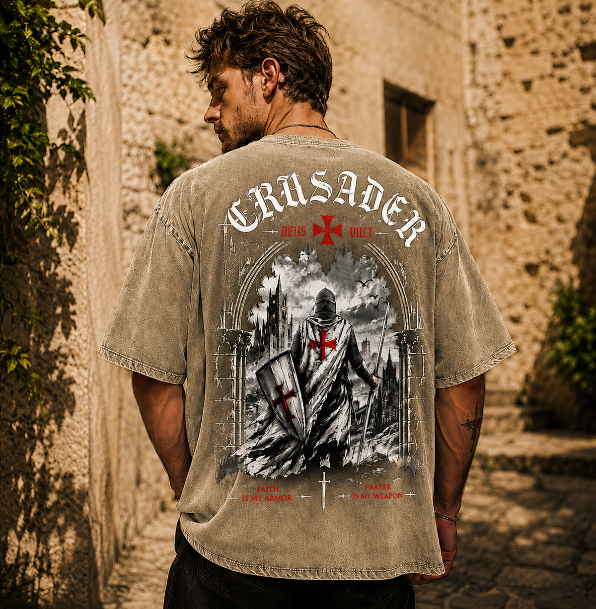 Crusader Vintage Oversized Tee