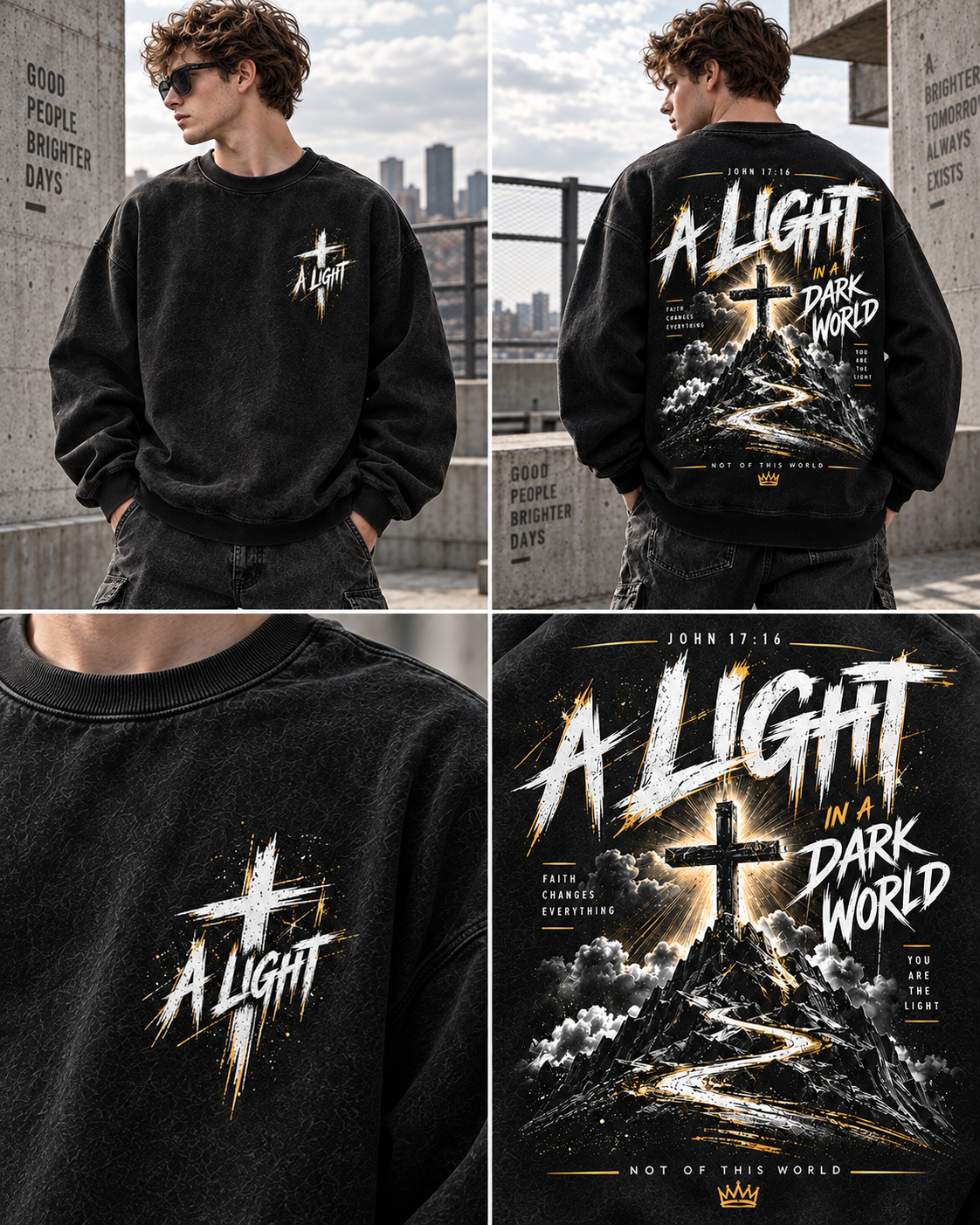 A Light Faith Vintage Sweatshirt