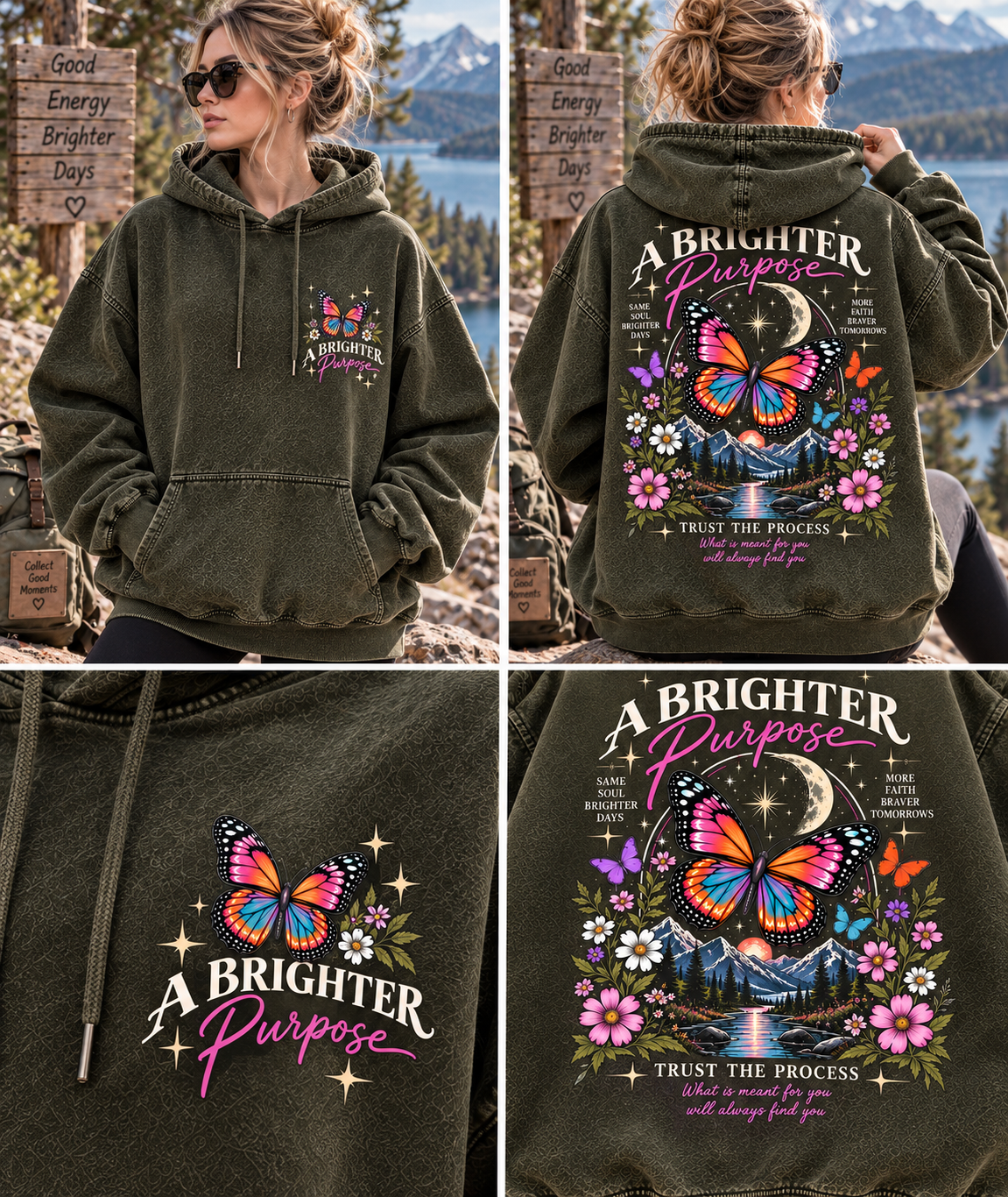 A Brighter Purpose – Vintage Wash Hoodie