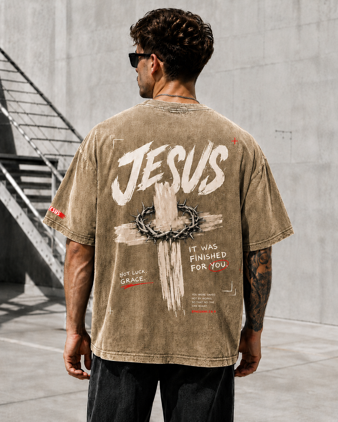 Jesus Cross Vintage Tee
