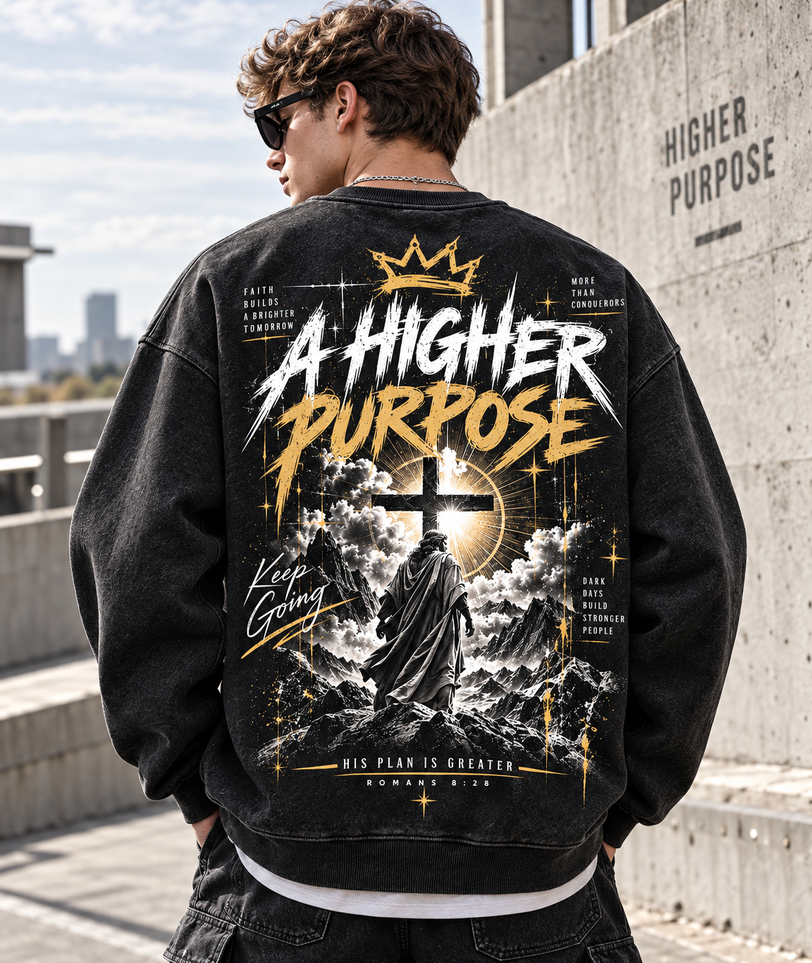 A Higher Purpose – Vintage Faith Sweatshirt