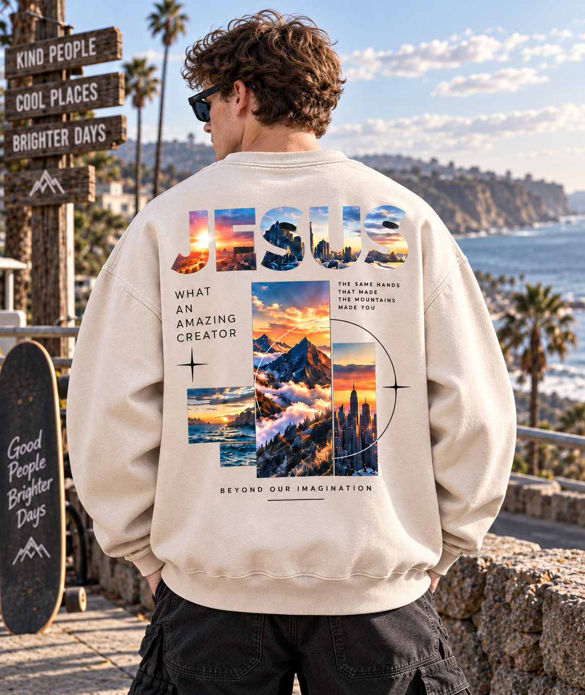 Jesus Beyond Imagination – Vintage Graphic Sweatshirt
