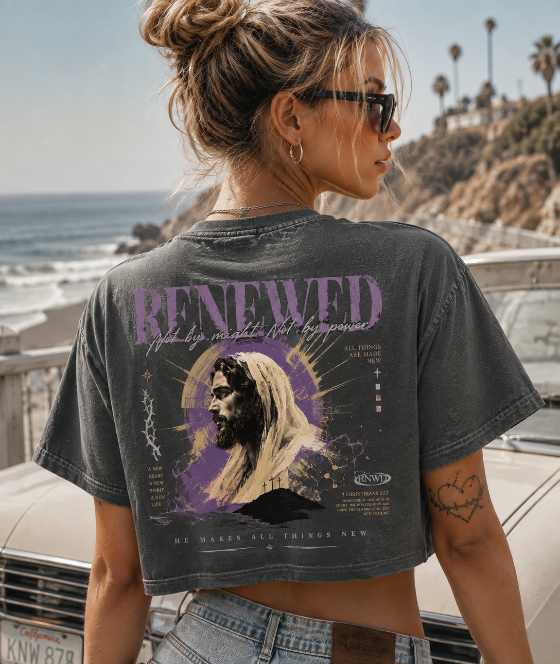 RENEWED Faith Graphic Crop Tee