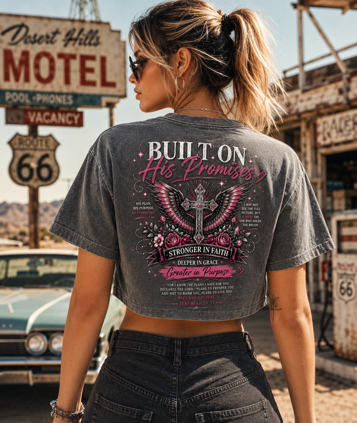 Built on His Promises – Faith Crop Top