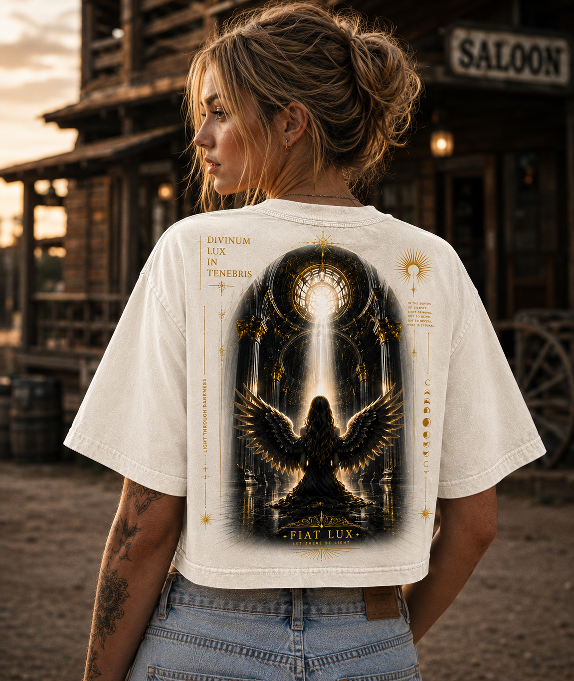 Fiat Lux – Angel of Light Tee