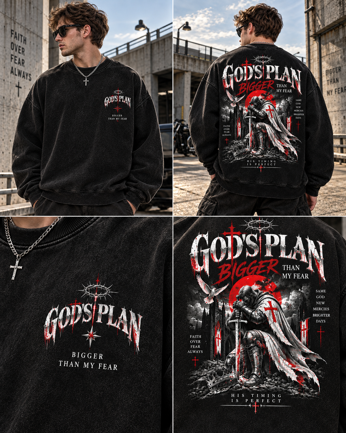 God’s Plan Vintage Faith Sweatshirt