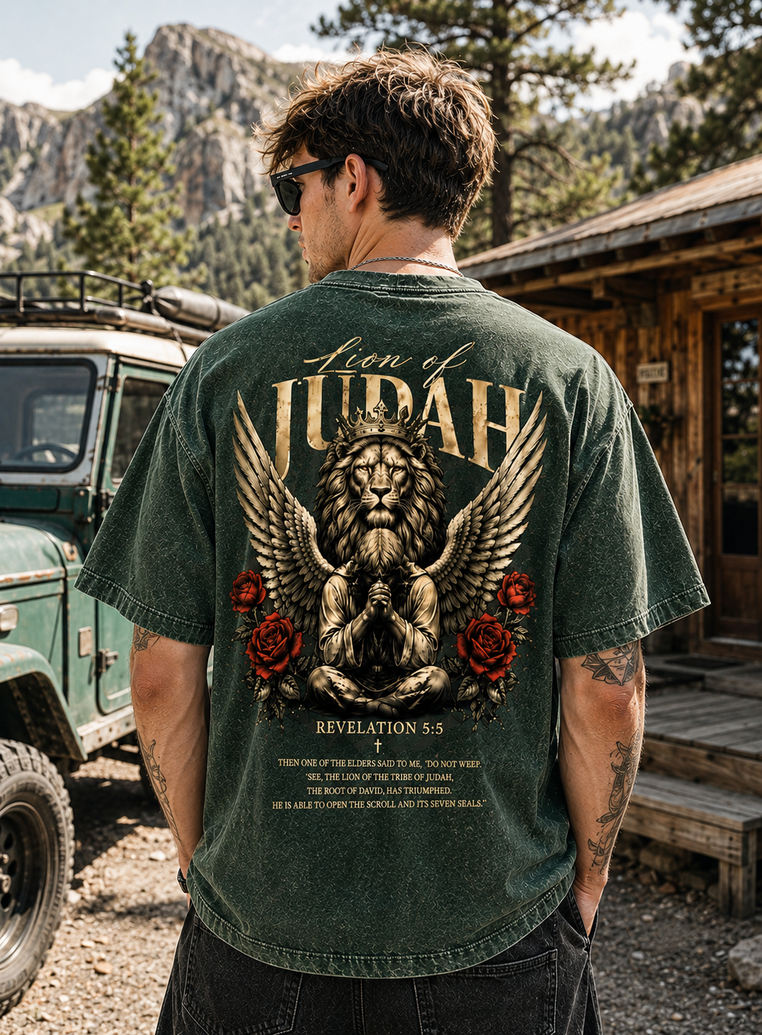 Savior – Lion of Judah Vintage Tee