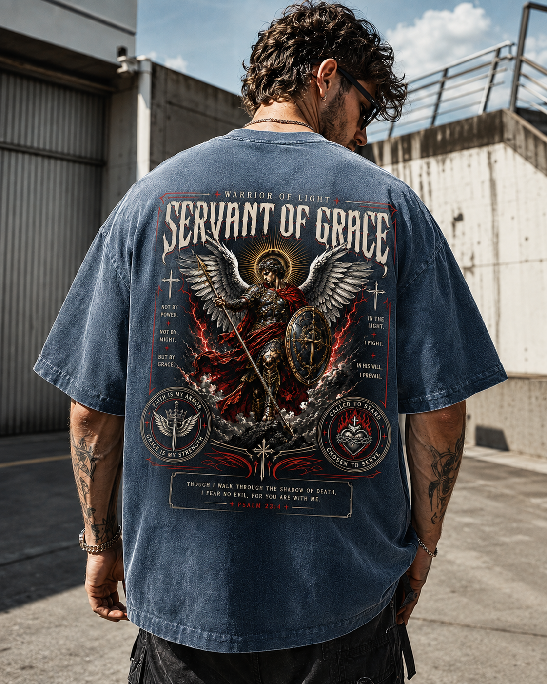 Warrior of Light Vintage Oversized Tee