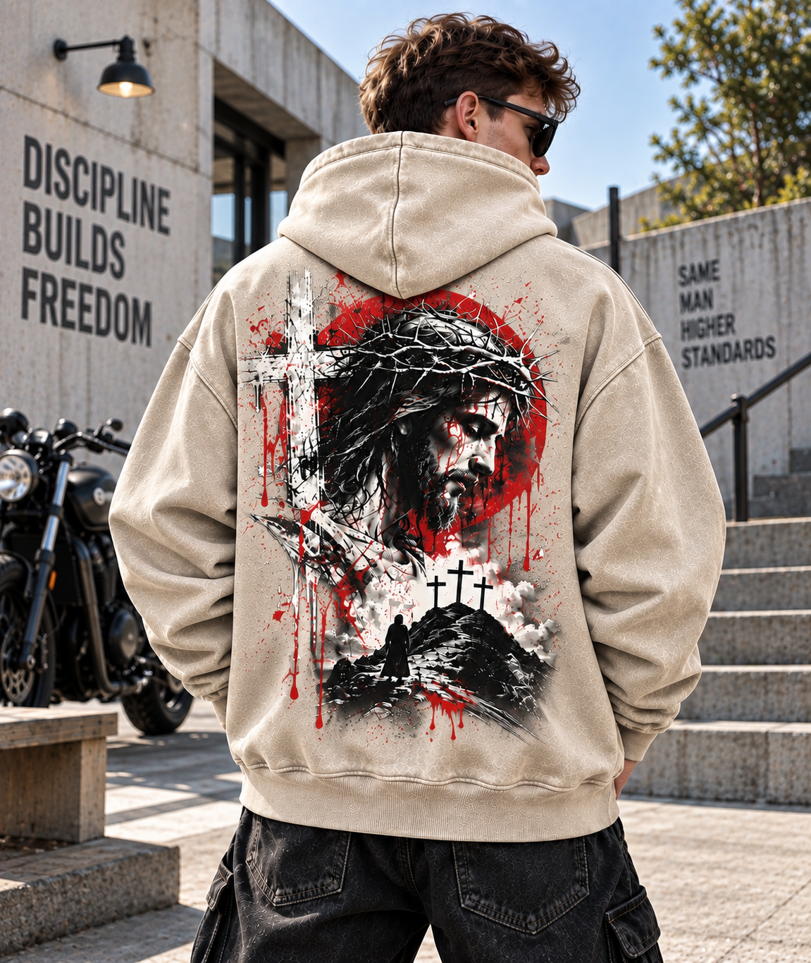 Faith & Cross Vintage Hoodie