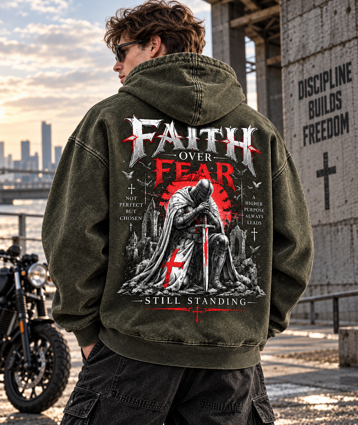 Faith Over Fear – Still Standing Hoodie