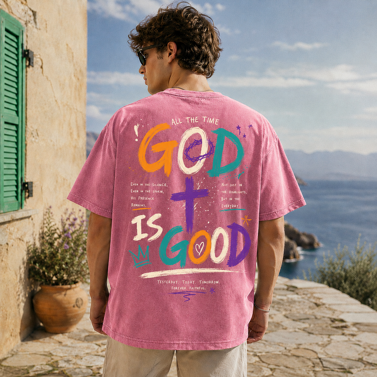 God Is Good Vintage Graphic Tee