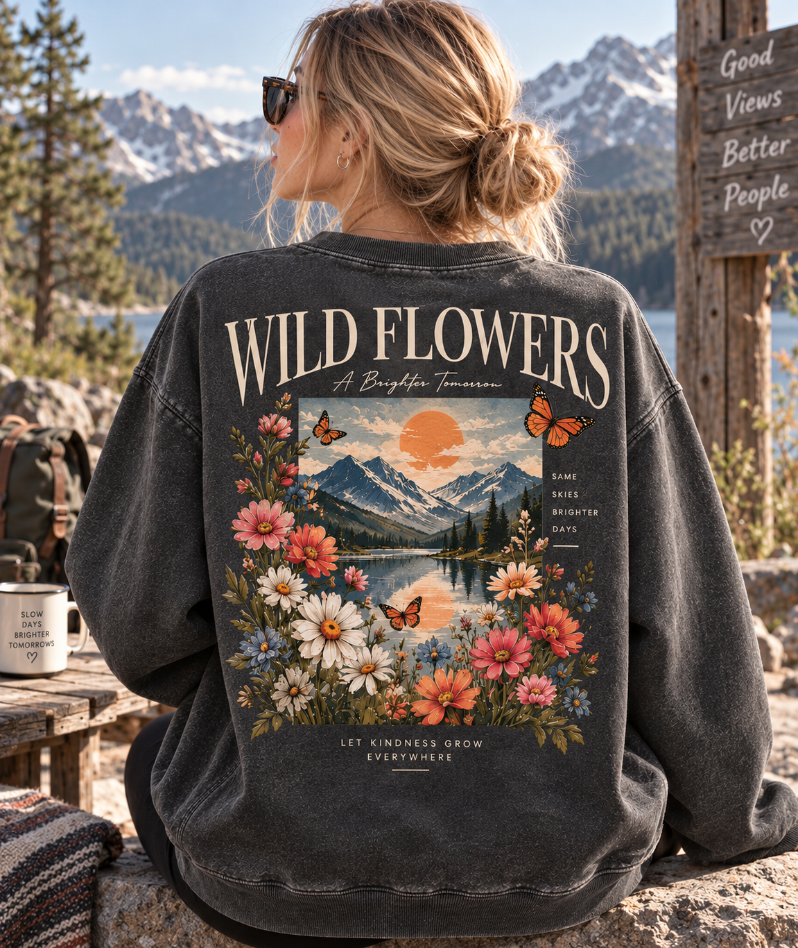 Wild Flowers – A Brighter Tomorrow Sweatshirt