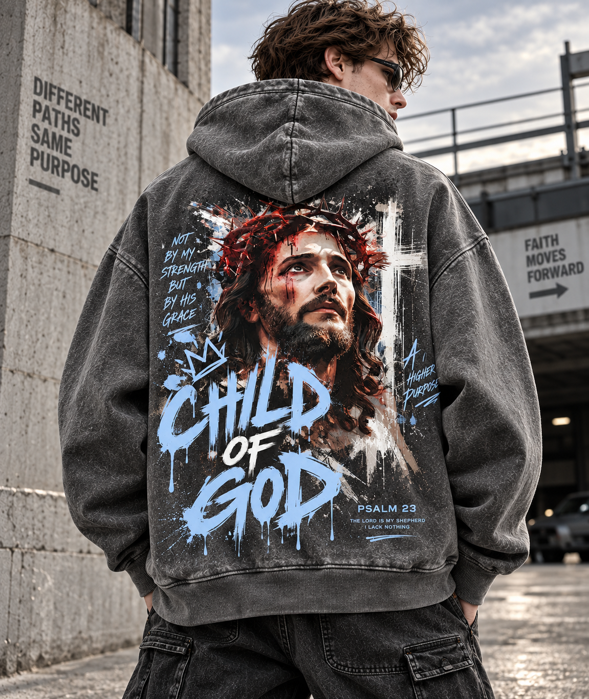 Child of God Vintage Faith Hoodie
