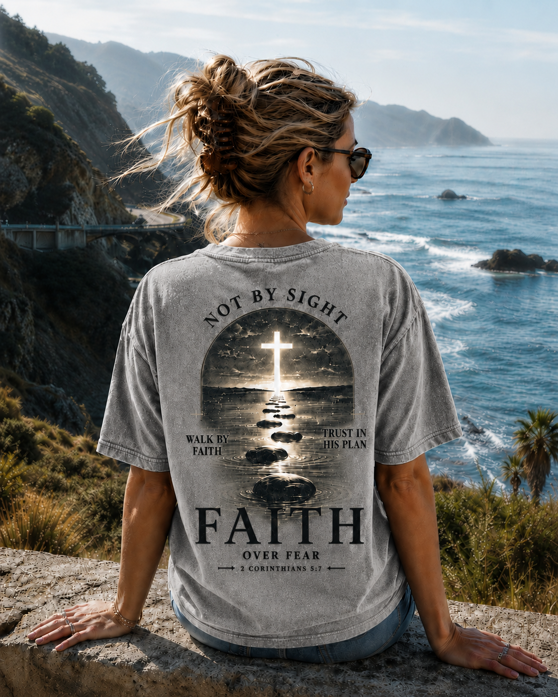 Faith Over Fear Vintage Tee