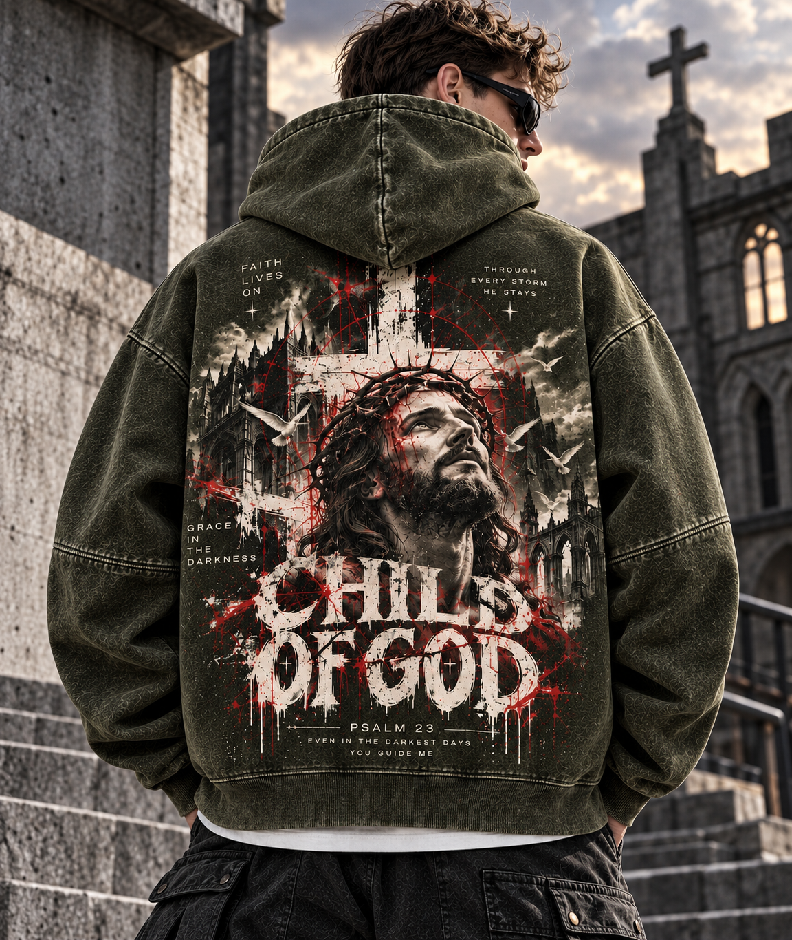 Children of God – Vintage Faith Hoodie
