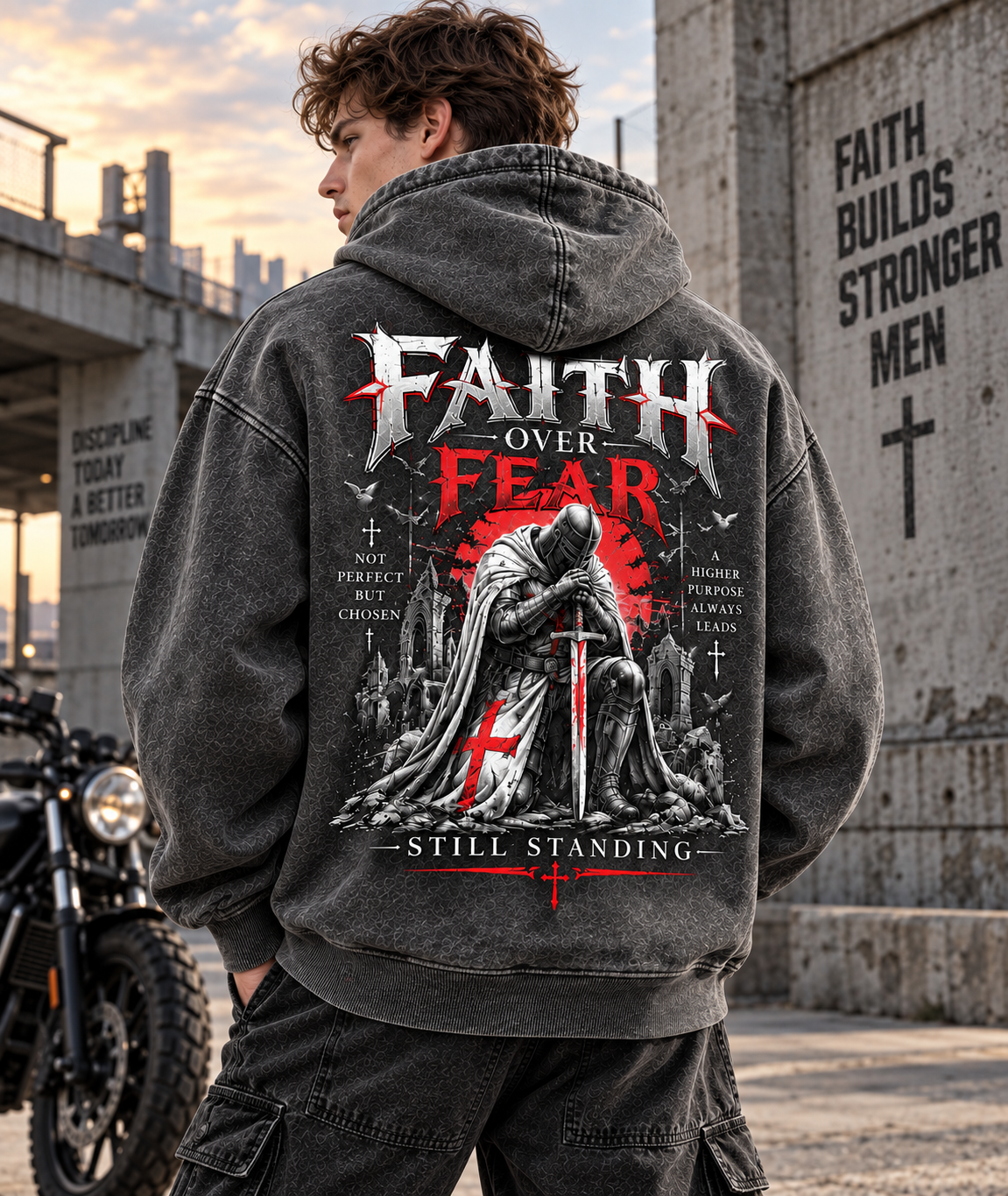 Faith Over Fear – Still Standing Hoodie