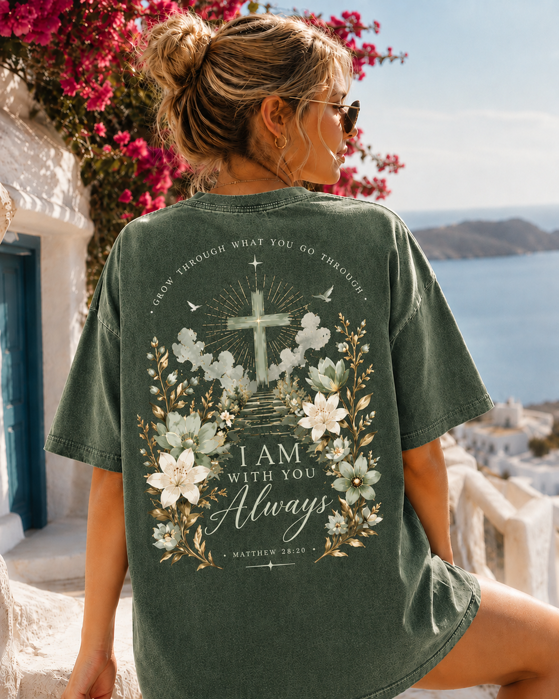 Faith Over Fear – Vintage Christian Graphic Tee
