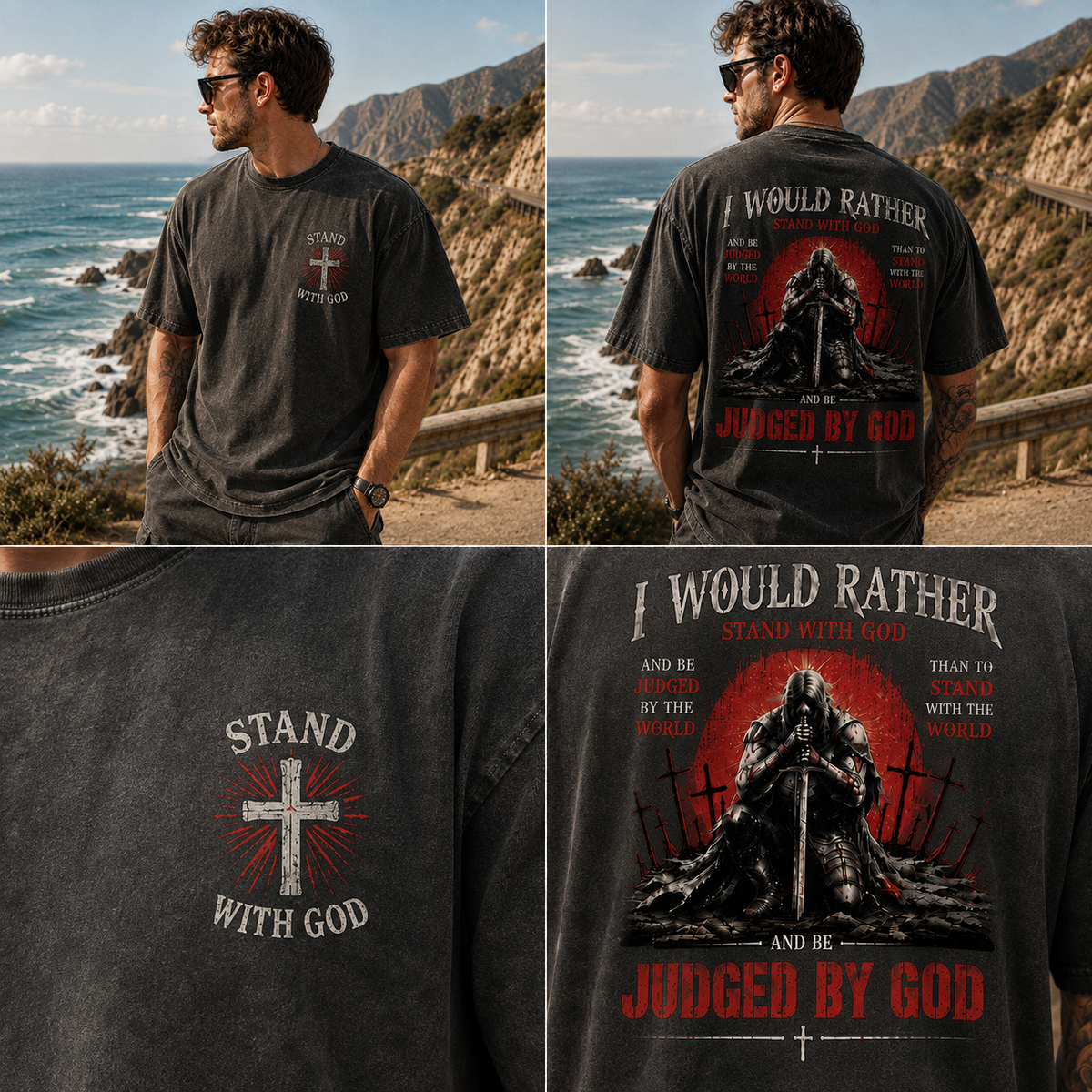 Judged by God – Vintage Graphic Tee
