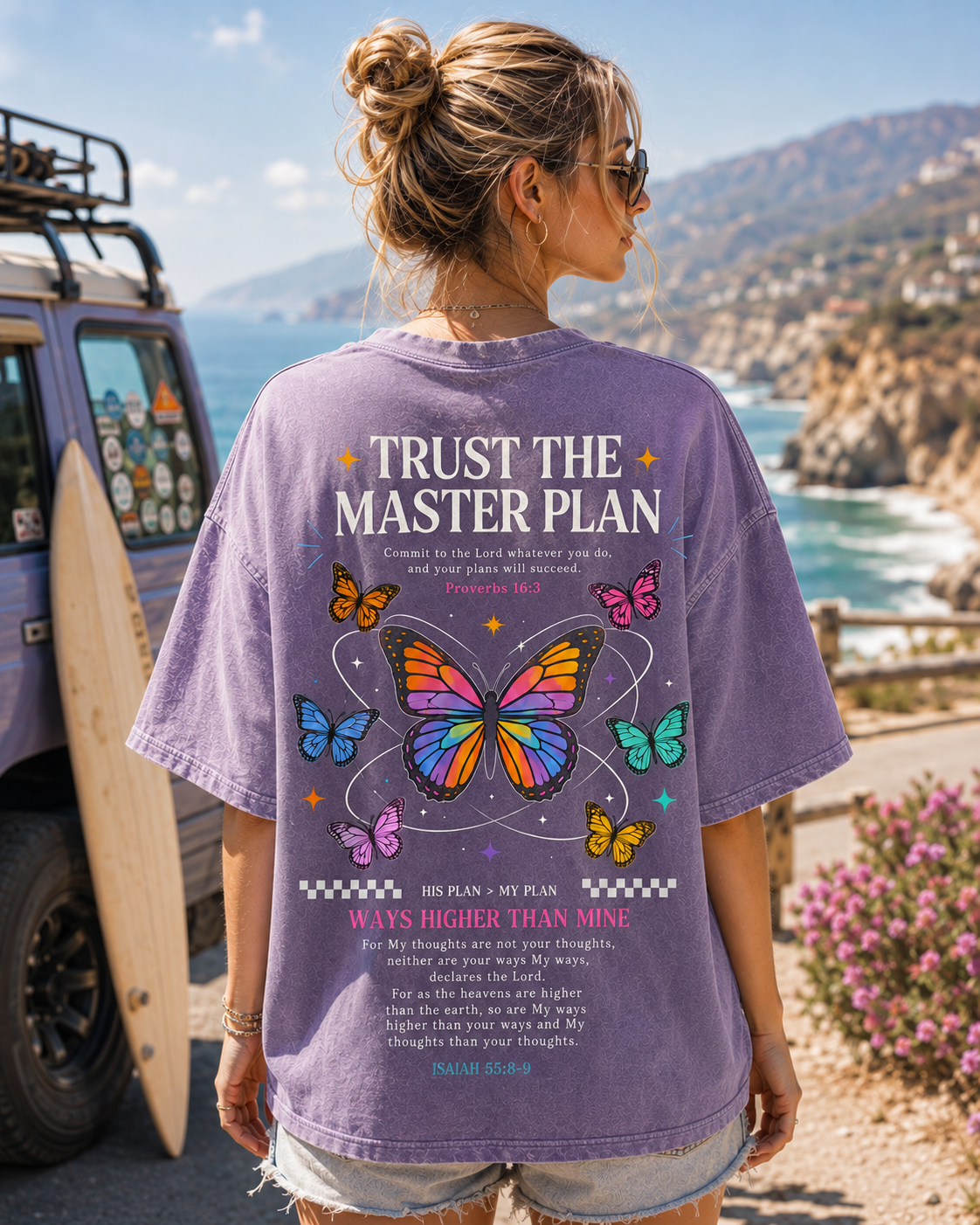 Trust The Master Plan – Vintage Butterfly Tee