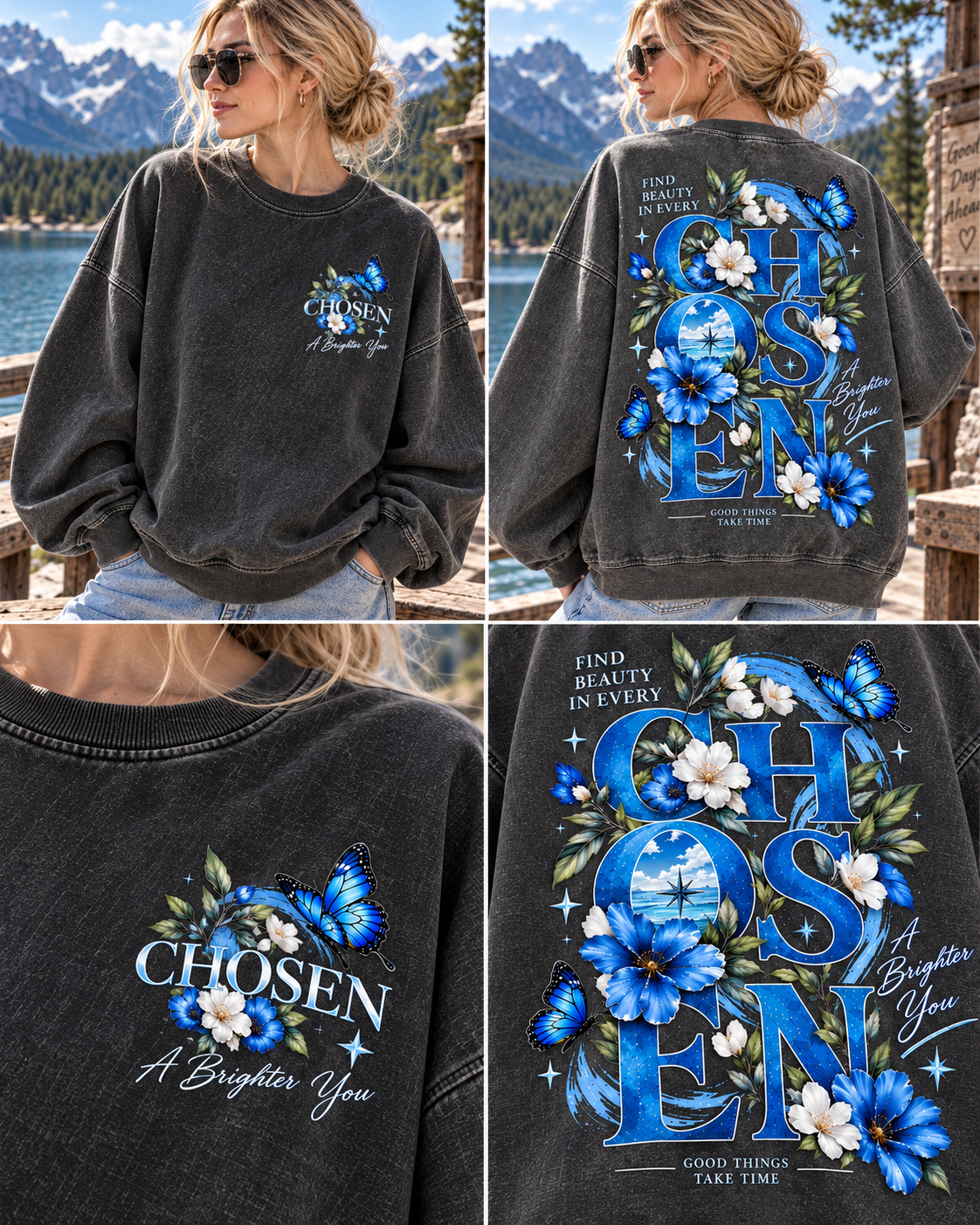 Chosen – A Brighter You Vintage Sweatshirt