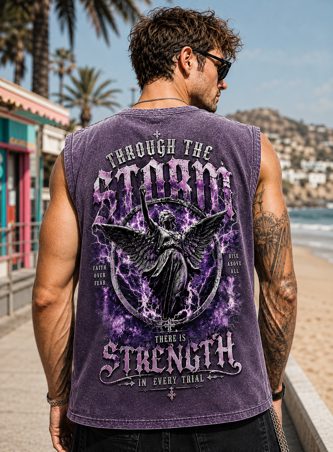 Through the Storm Angel Washed Tee