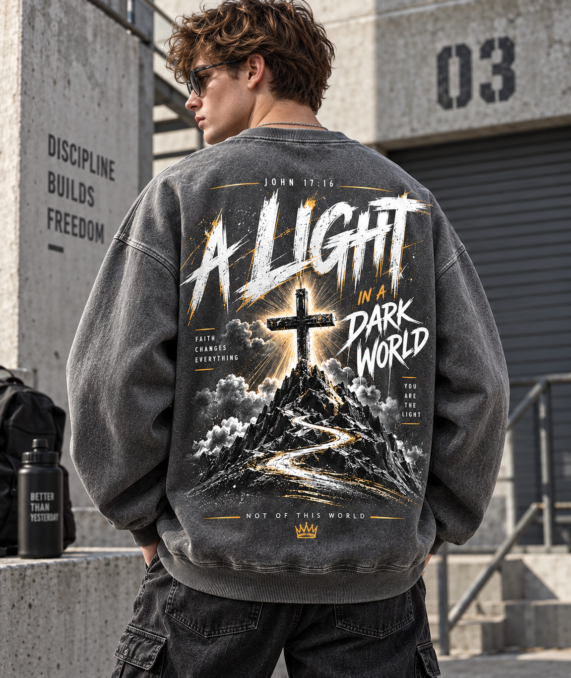 A Light Faith Vintage Sweatshirt