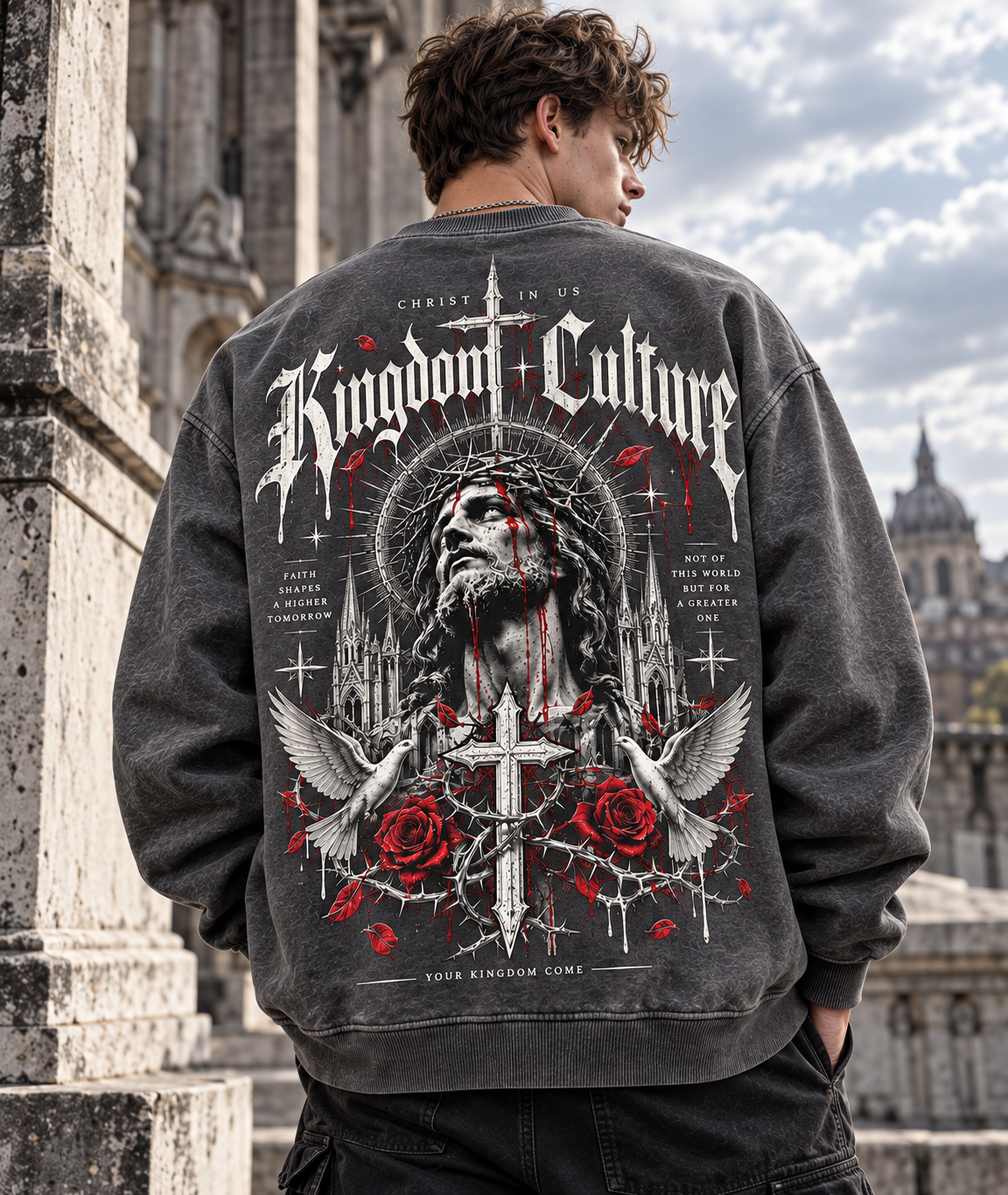 Kingdom Culture Vintage Washed Sweatshirt
