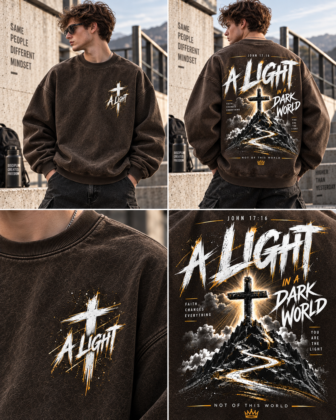 A Light Faith Vintage Sweatshirt