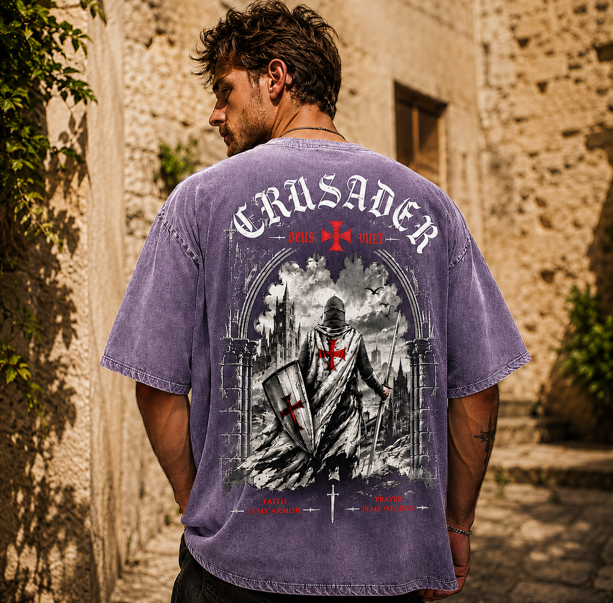 Crusader Vintage Oversized Tee