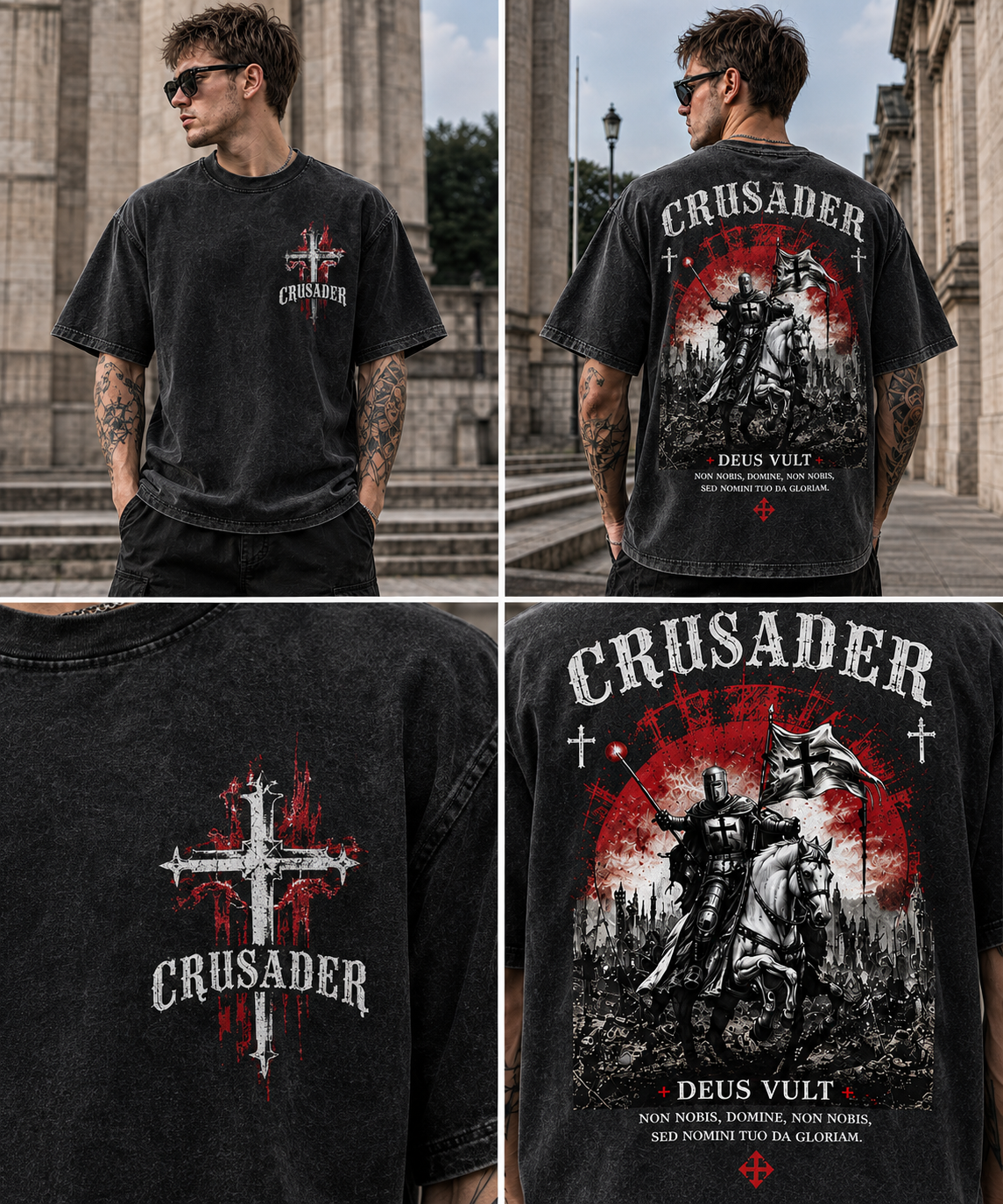 Armor of Christ Vintage Graphic T-Shirt