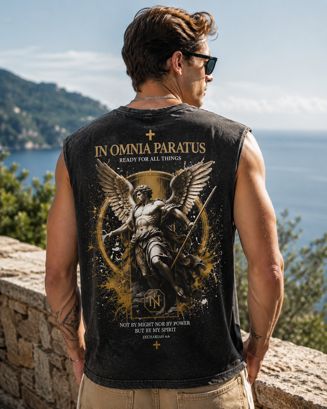 In Omnia Paratus – Angel Warrior Washed Tee