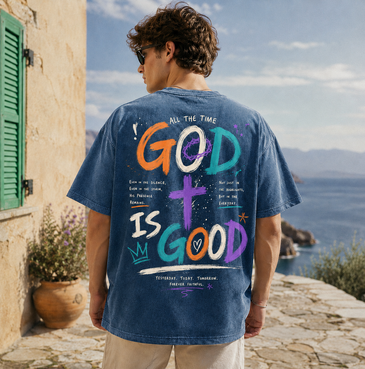 God Is Good Vintage Graphic Tee