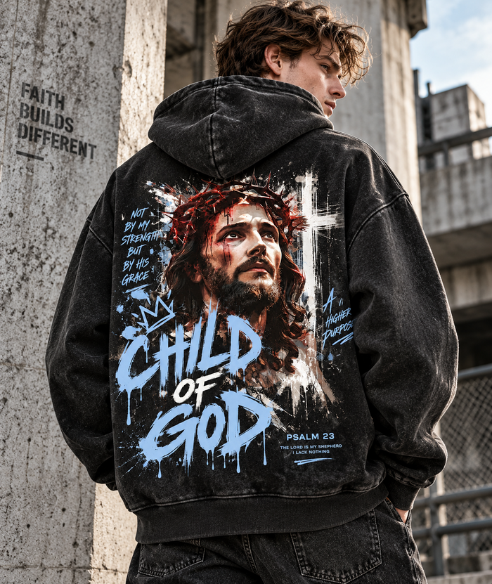 Child of God Vintage Faith Hoodie