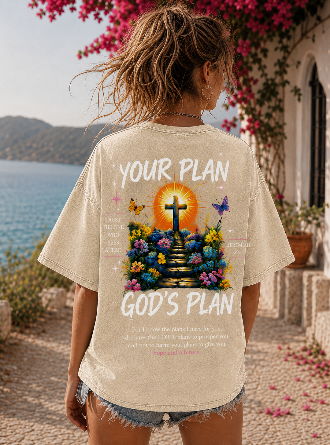 Your Plan God’s Plan Vintage Christian Graphic Tee