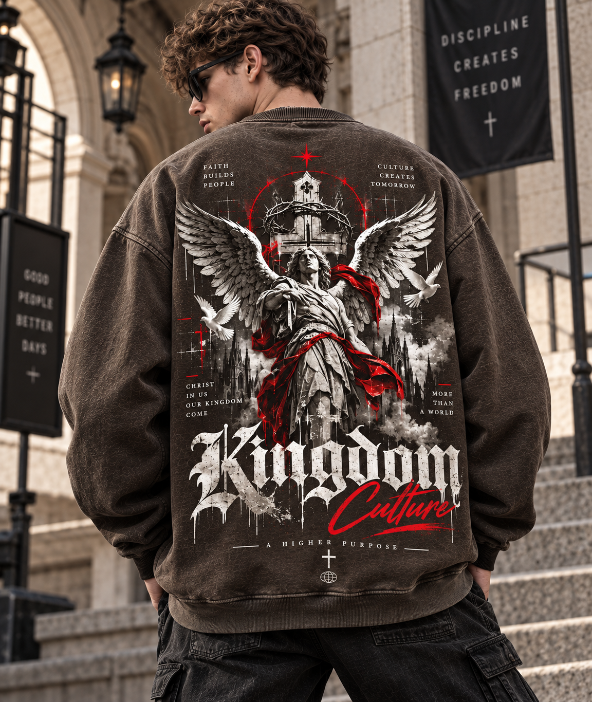 Kingdom Culture Vintage Wash Sweatshirt