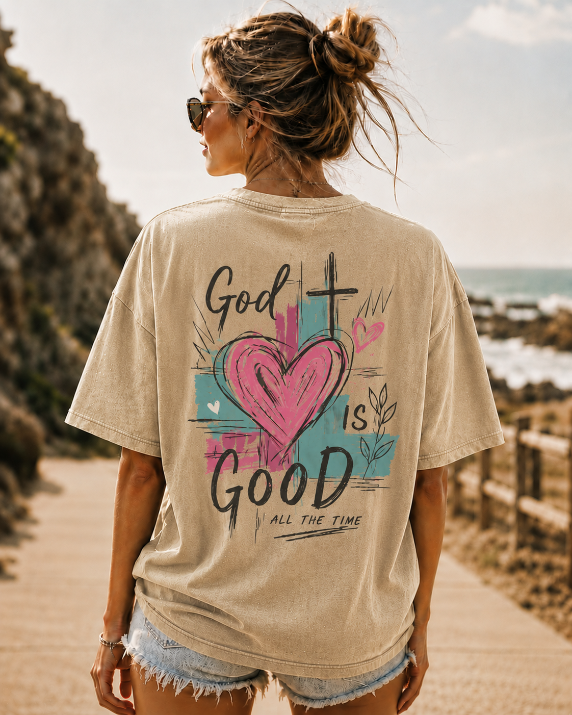 God Is Good Vintage Graphic Tee