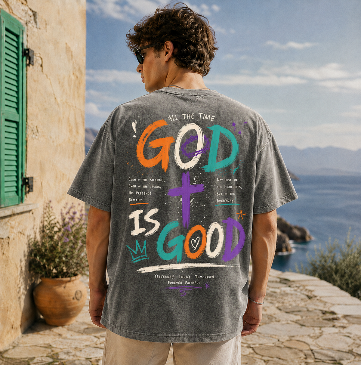 God Is Good Vintage Graphic Tee