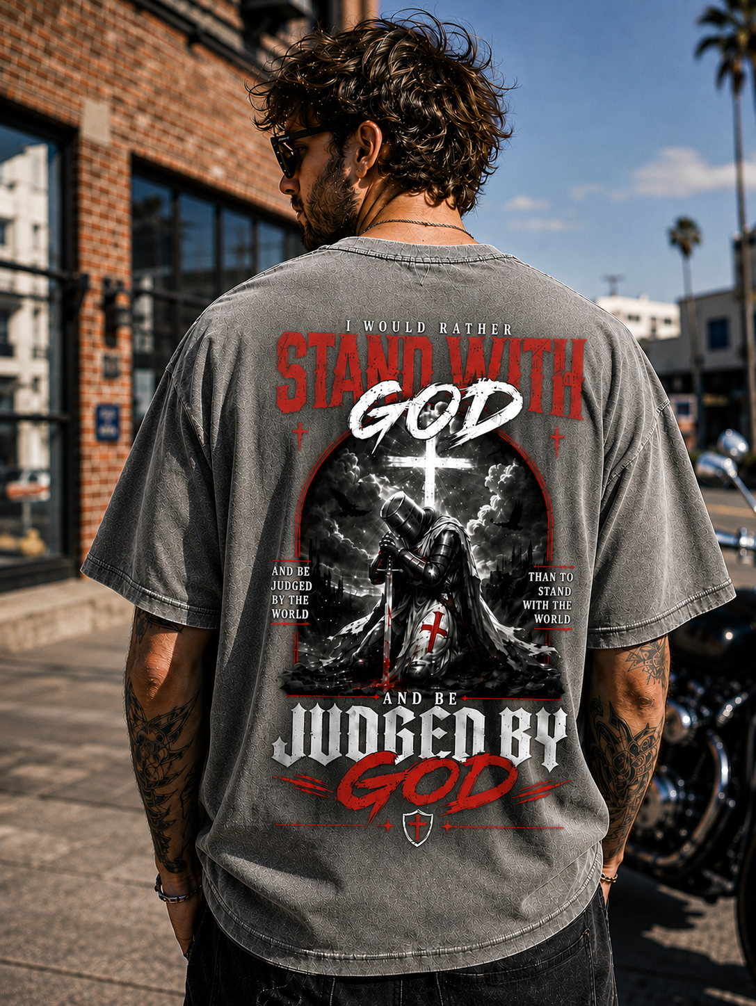Faith Over Fear Vintage Graphic Tee