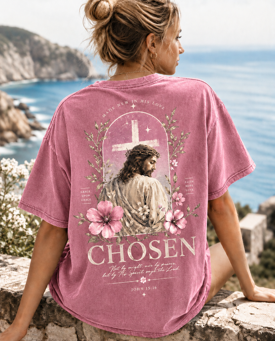 CHOSEN Jesus Vintage Wash T-Shirt