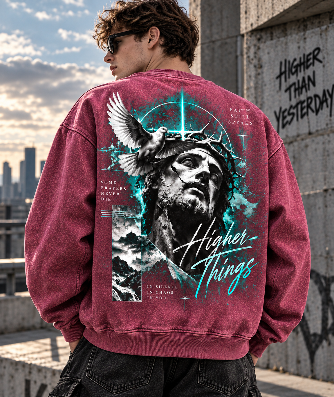 Higher Things Vintage Graphic Sweatshirt