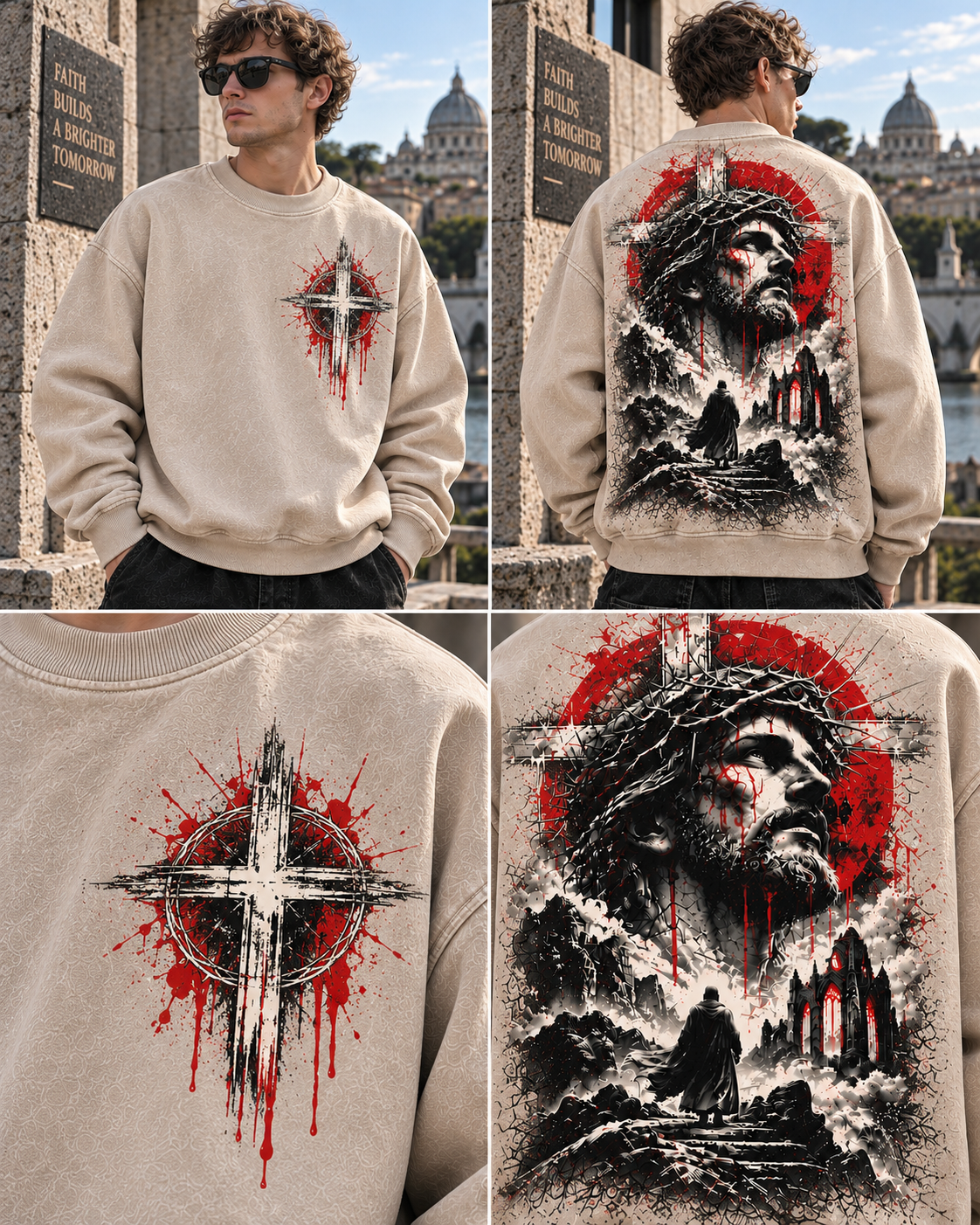 Faith & Ruins Vintage Sweatshirt