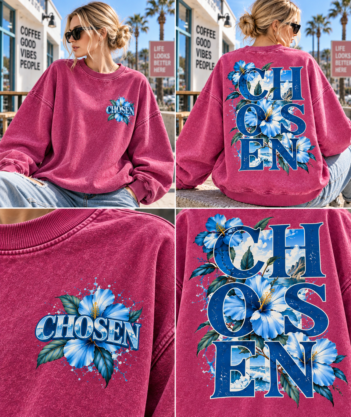 CHOSEN Floral Vintage Sweatshirt 🌺