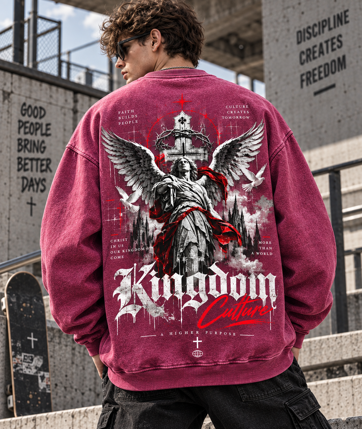 Kingdom Culture Vintage Wash Sweatshirt