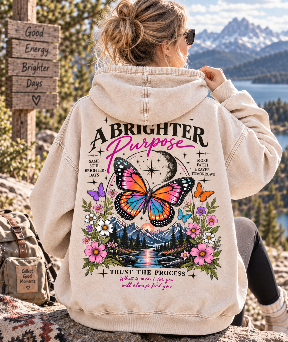 A Brighter Purpose – Vintage Wash Hoodie
