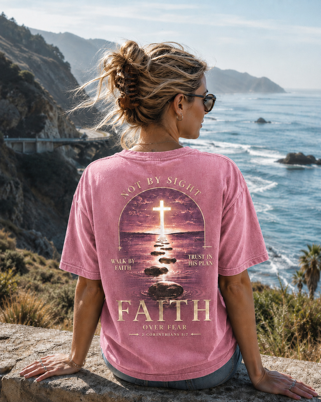 Faith Over Fear Vintage Tee