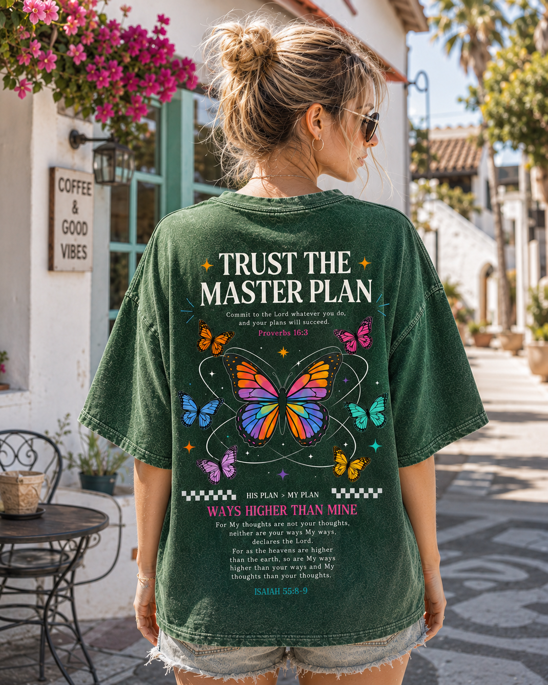 Trust The Master Plan – Vintage Butterfly Tee