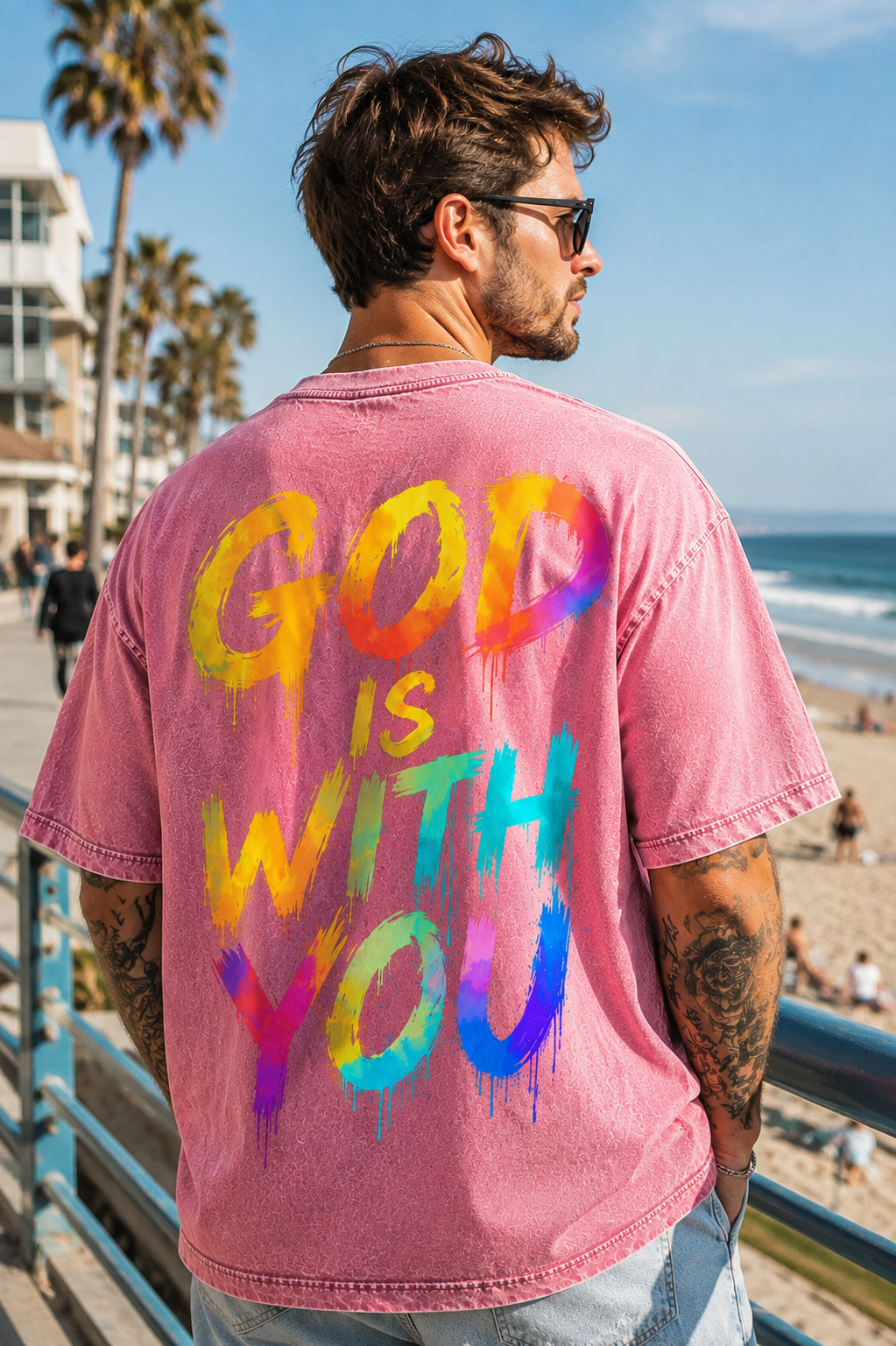 "God Is With You" Vintage T-Shirt